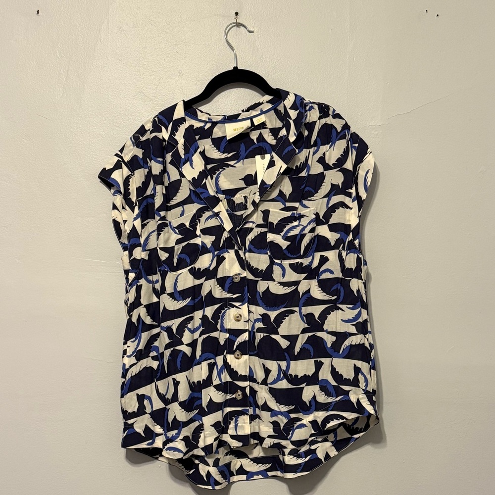 Anthropologie Maeve button down top